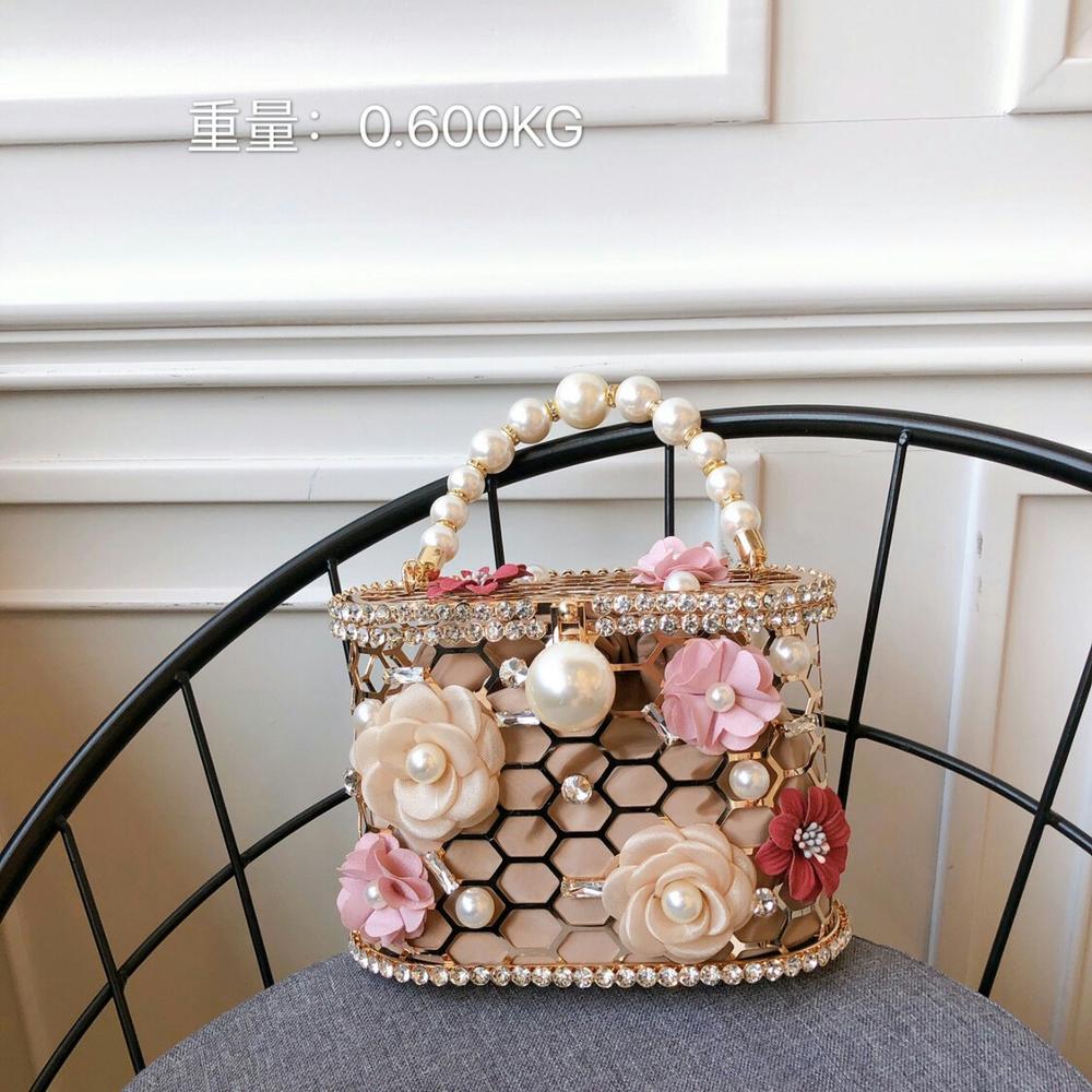 Leopard Zebra Pattern Diamonds Basket Evening Clutch Bags Women Luxury Purses Preal Beaded Metallic Handbags Ladies Wedding Bag eprolo