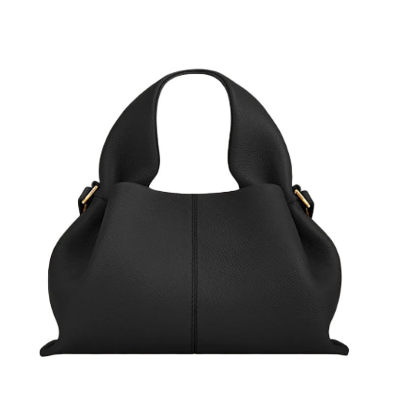 polene cloud bag, genuine leather French dumpling bag, high-end hand-held crossbody bag for women Hypersku