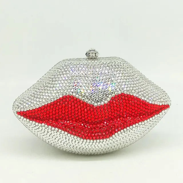 Crystal Rhinestone Metal Evening Clutch eprolo