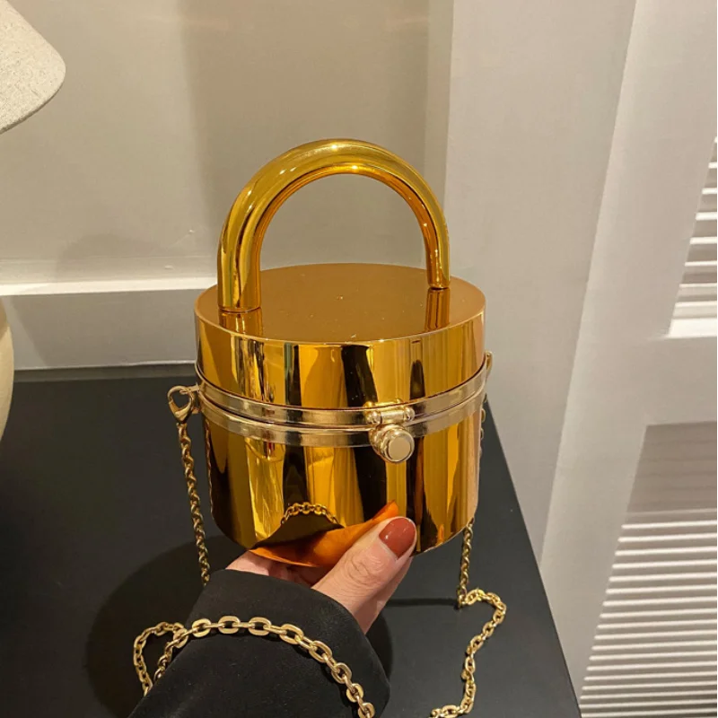 Handbags for Women Acrylic Fashion Luxury Tote Bag Chain Unusual Hard Party Evening Mirror Shoulder Bag Ladies eprolo