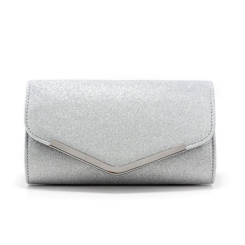 Frosted Sequins Light Luxury Dinner Bag High-grade Metal Decoration Cjdropshipping