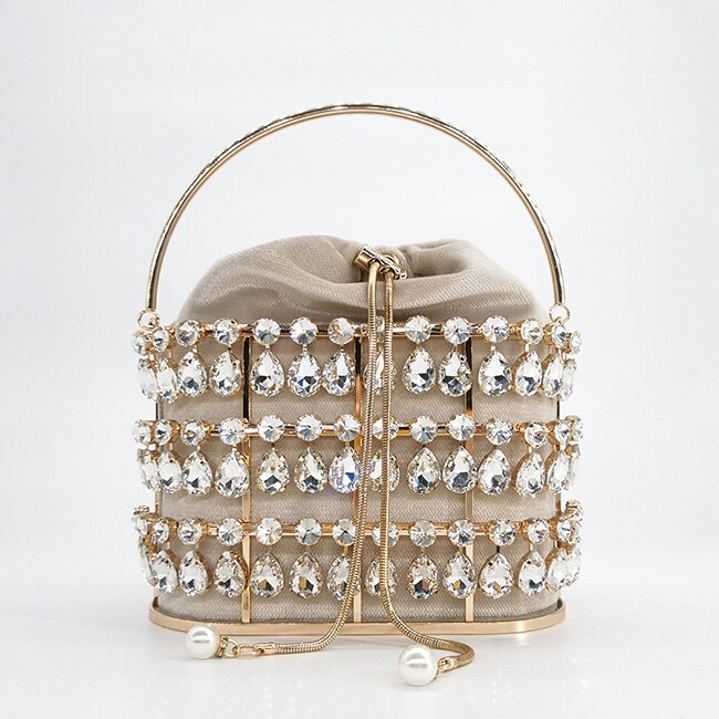 Crystal Rhinestone Velvet Evening Clutch eprolo