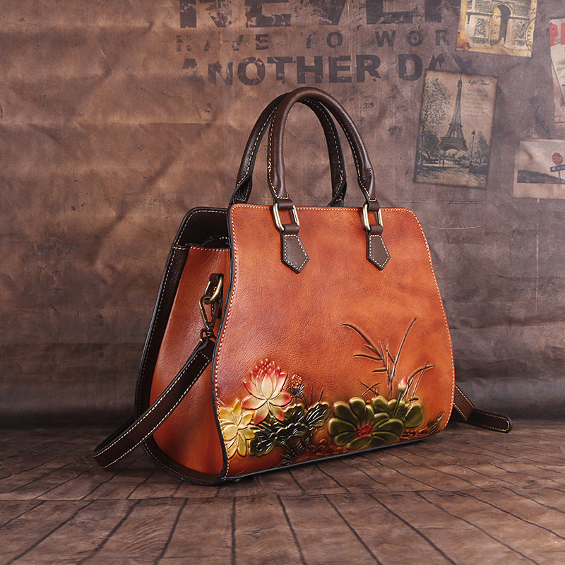 Original first layer cowhide handbags Cjdropshipping
