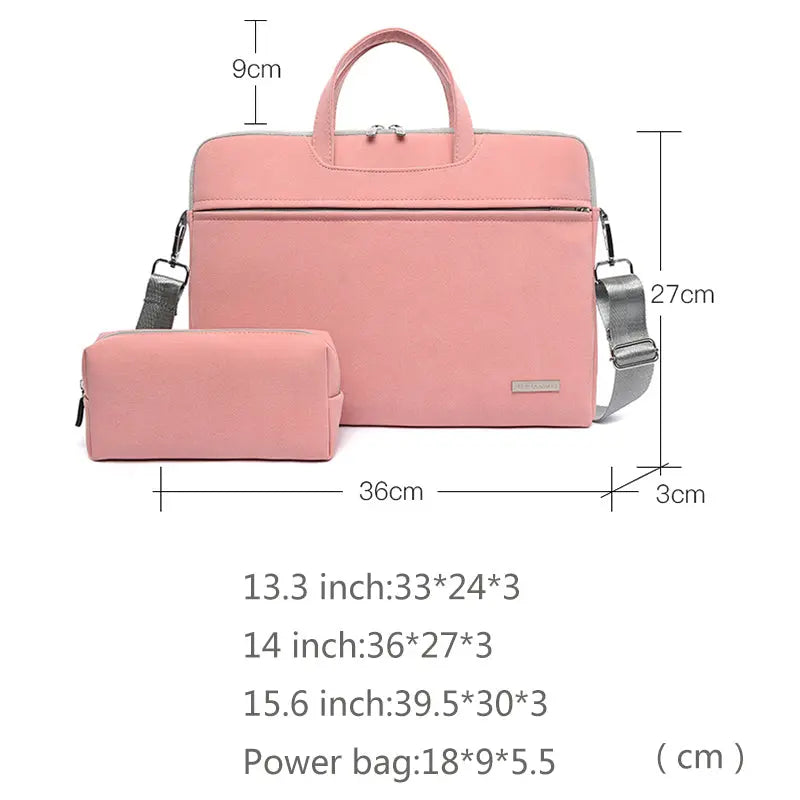 PU Leather Laptop Bag Briefcase Maiden-Art