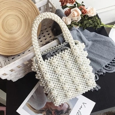 Handmade Pearl Evening Tote Box eprolo