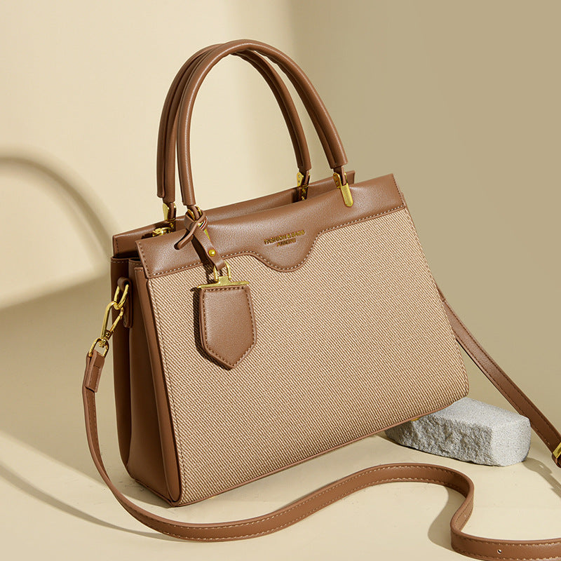 Versatile Autumn Woven Handbag Classy?s