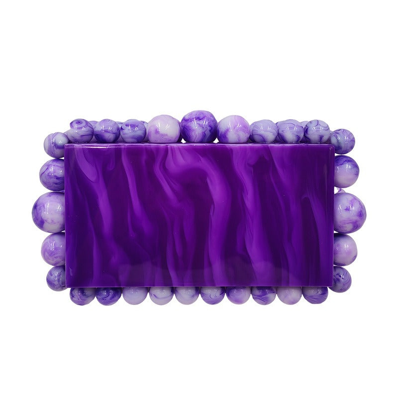 Clear Acrylic Box Evening Clutch eprolo