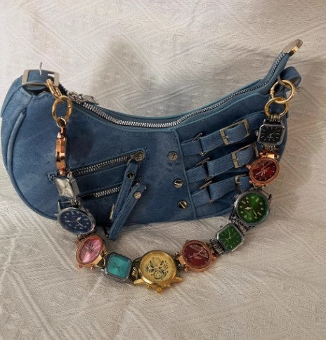 Niche design American retro hottie colorful 2024 new bags for women leather underarm bags shoulder handbags Classy’s