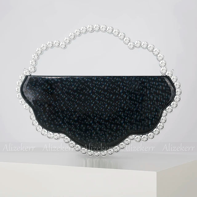 Cloud Shaped Diamond Evening Clutch eprolo