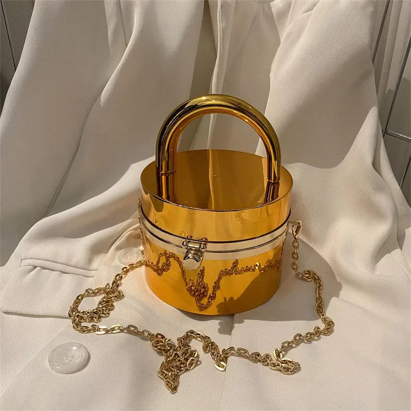 Handbags for Women Acrylic Fashion Luxury Tote Bag Chain Unusual Hard Party Evening Mirror Shoulder Bag Ladies eprolo