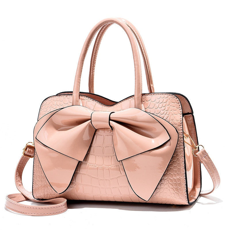 Embroidered Tassel PU Leather Tote Bag eprolo
