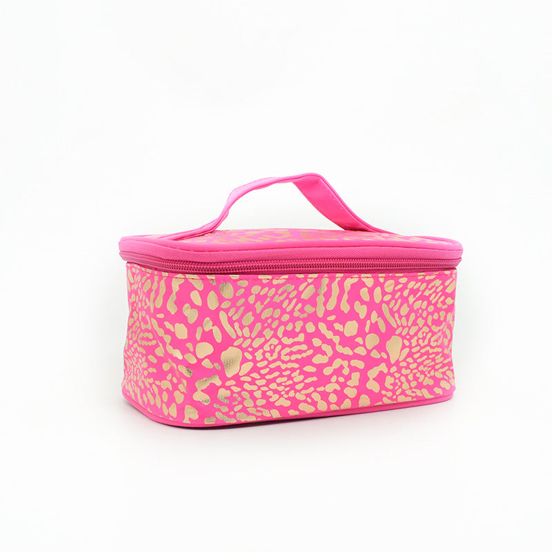 Large Capacity Handbag Leopard Print Cosmetic Bag Cjdropshipping