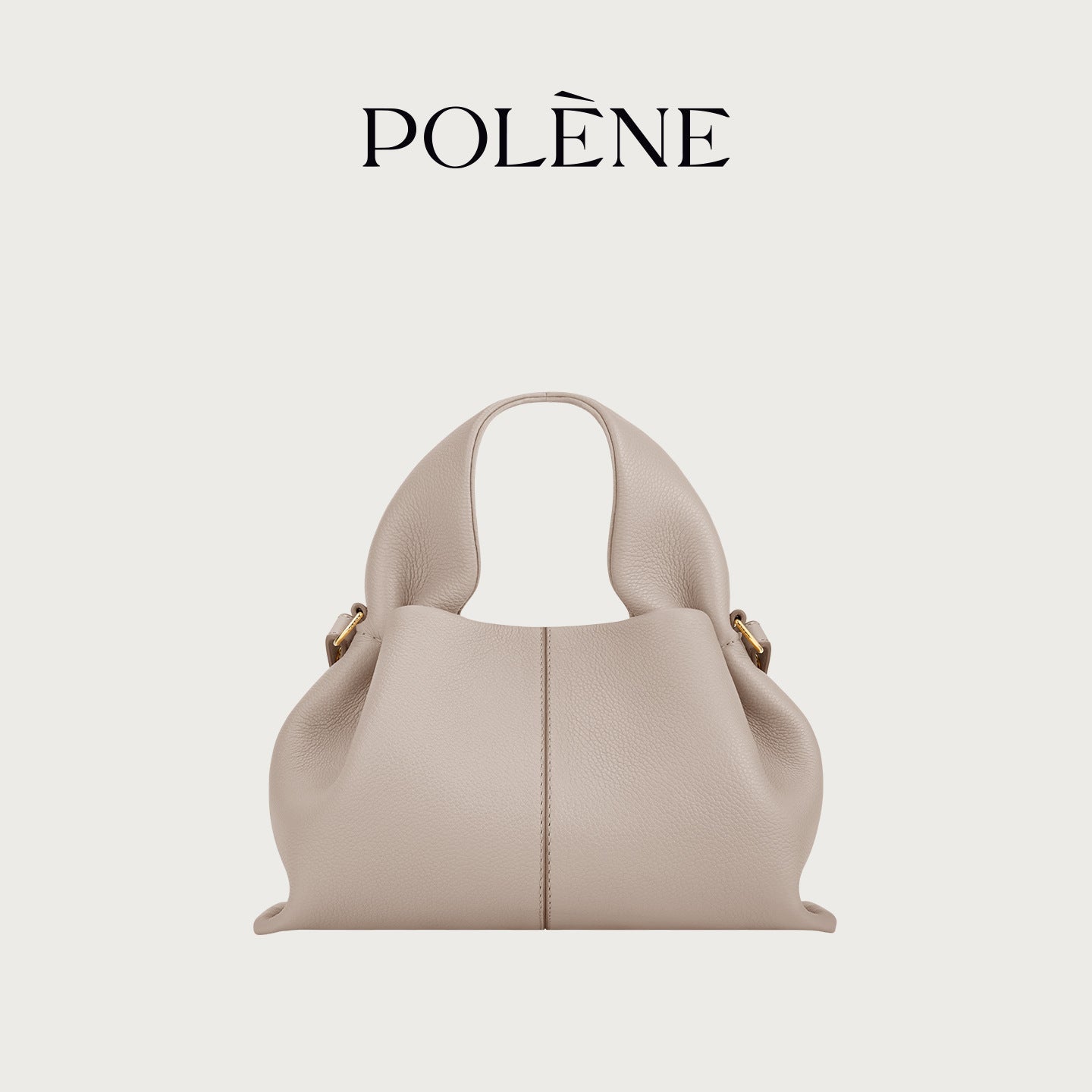 polene cloud bag, genuine leather French dumpling bag, high-end hand-held crossbody bag for women Hypersku