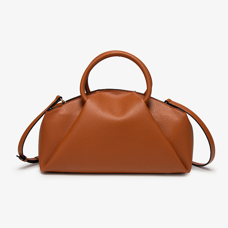 Solid color single-shoulder bag for ladies, beautiful handbag, pleated cloud bag, casual and versatile, hand-held Hypersku