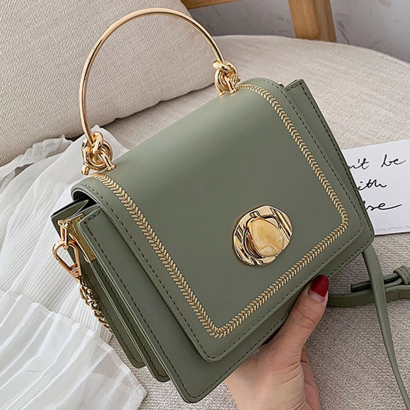 LEFTSIDE Leather Mini Crossbody Bags for Women Summer Shoulder Bag with Short Handle Female Phone Purses and Handbags eprolo