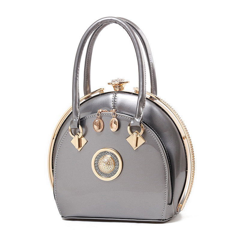 Bright leather high-end handbags noble fashion trend Cjdropshipping