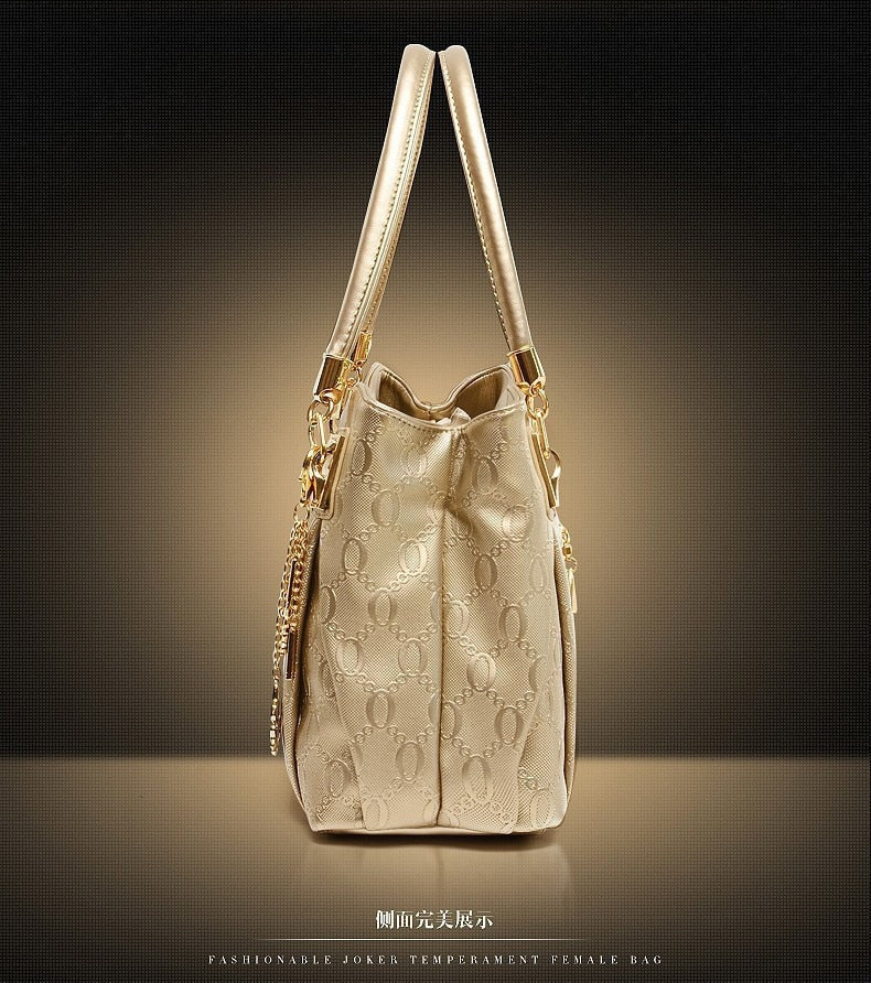 3-Piece PU Handbag Set - Tote, Messenger & Purse eprolo