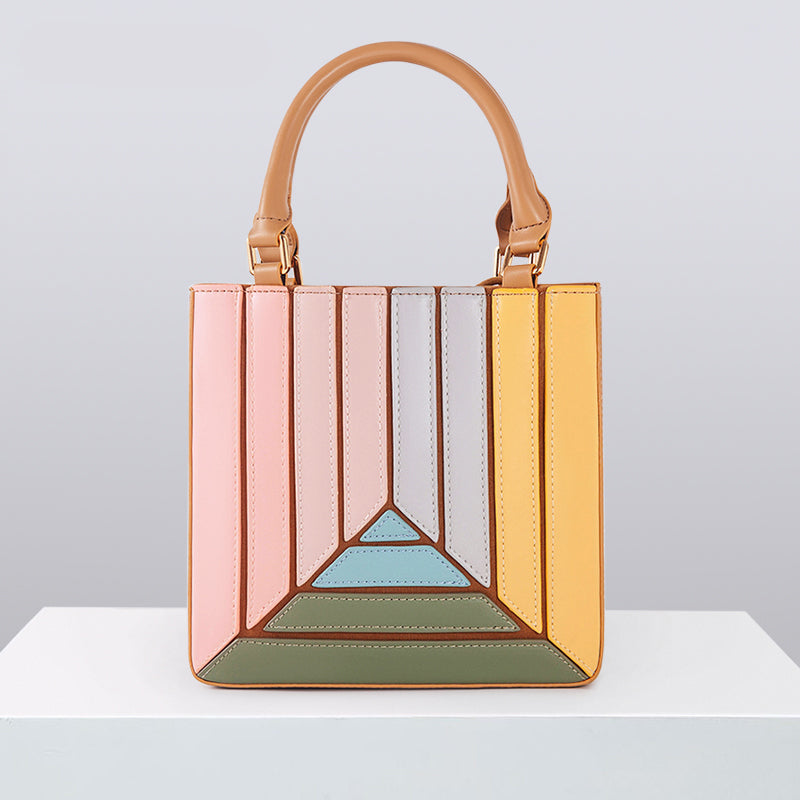 Color Blocking Korean Shoulder Bag eprolo