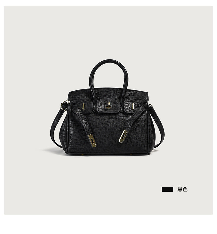 Vegan PU Leather Top Handle Tote eprolo