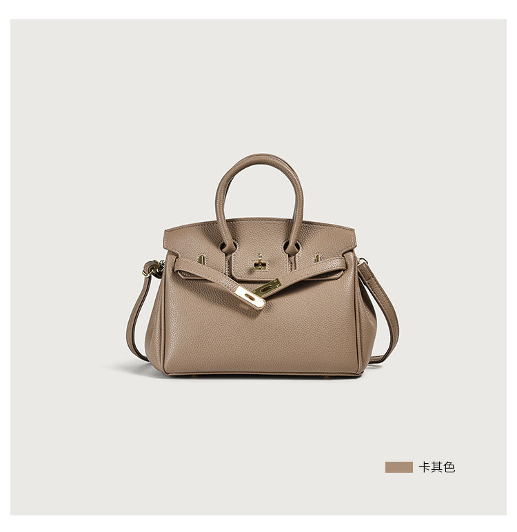 Vegan PU Leather Top Handle Tote eprolo