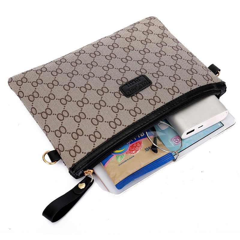 PU Fashion Color Print Rivet Shoulder Bag eprolo