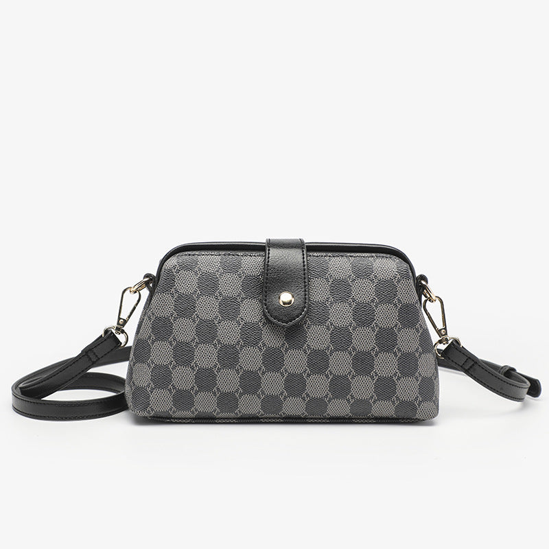 Soft leather women's bag, casual and versatile single-shoulder crossbody bag, mini multi-functional all clip bag Hypersku