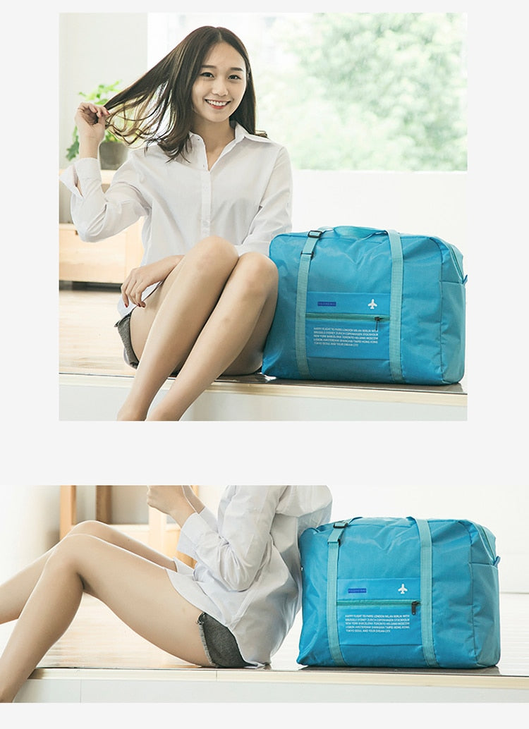 Fashion WaterProof Travel Bag Large Capacity journey duffle Women Nylon Folding Bag Unisex Men Luggage Travel Handbags Wholesale Cjdropshipping