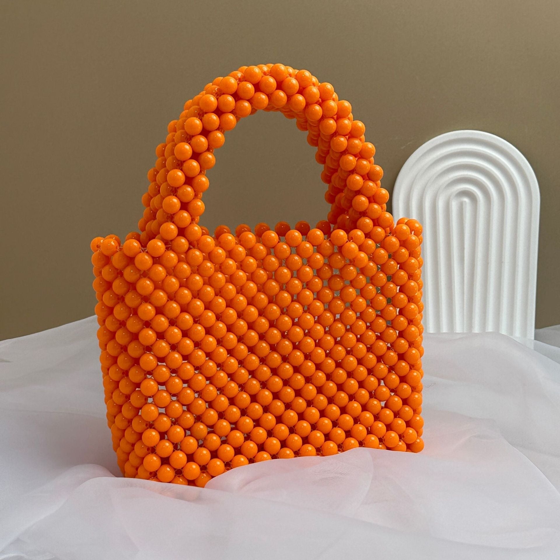 Beaded Bags Fashion Solid Color Beaded Handbags eprolo