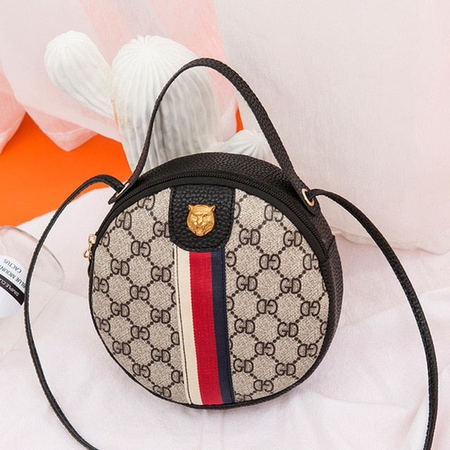 Tiger Head PU Leather Crossbody Bag eprolo