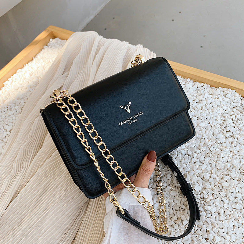 version single-shoulder bag design crossbody bag chain women's bag Chic all square bag for commuting Hypersku