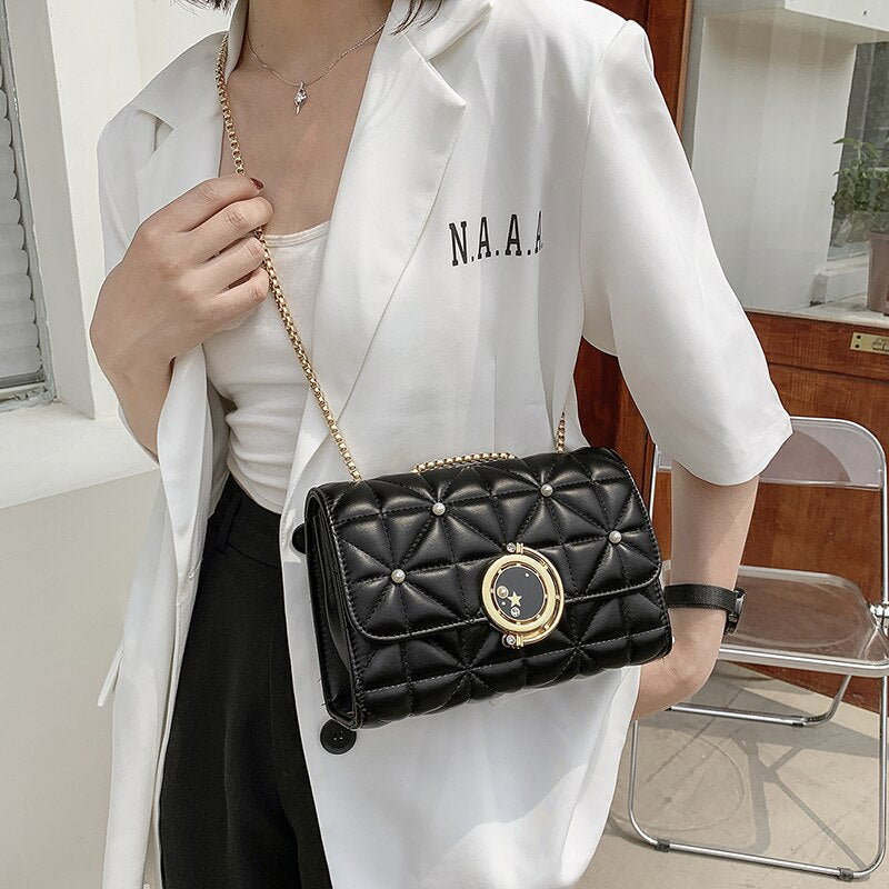 Diamond Lattice Chain Crossbody Bag eprolo