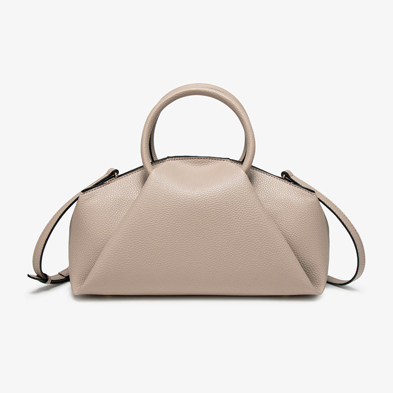 Solid color single-shoulder bag for ladies, beautiful handbag, pleated cloud bag, casual and versatile, hand-held Hypersku