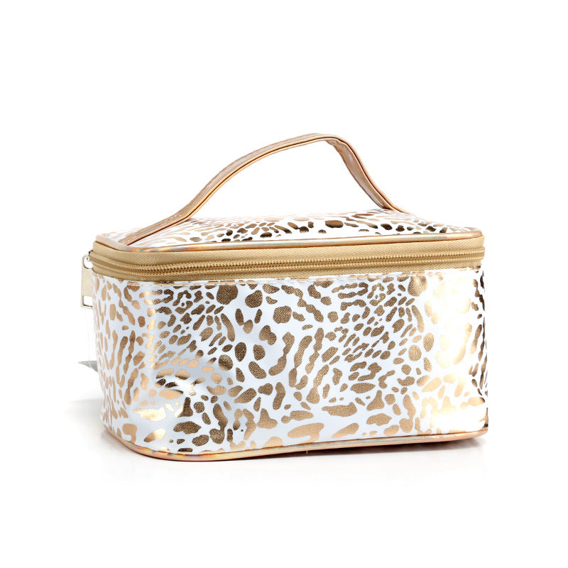 Large Capacity Handbag Leopard Print Cosmetic Bag Cjdropshipping