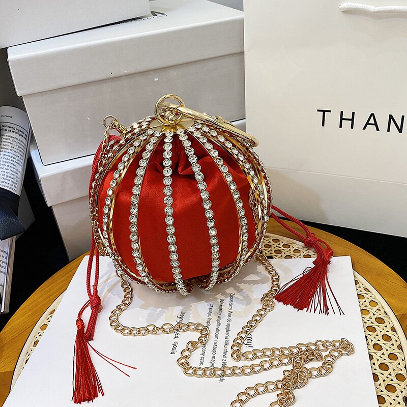 Diamond Pearl Flower Evening Bag eprolo