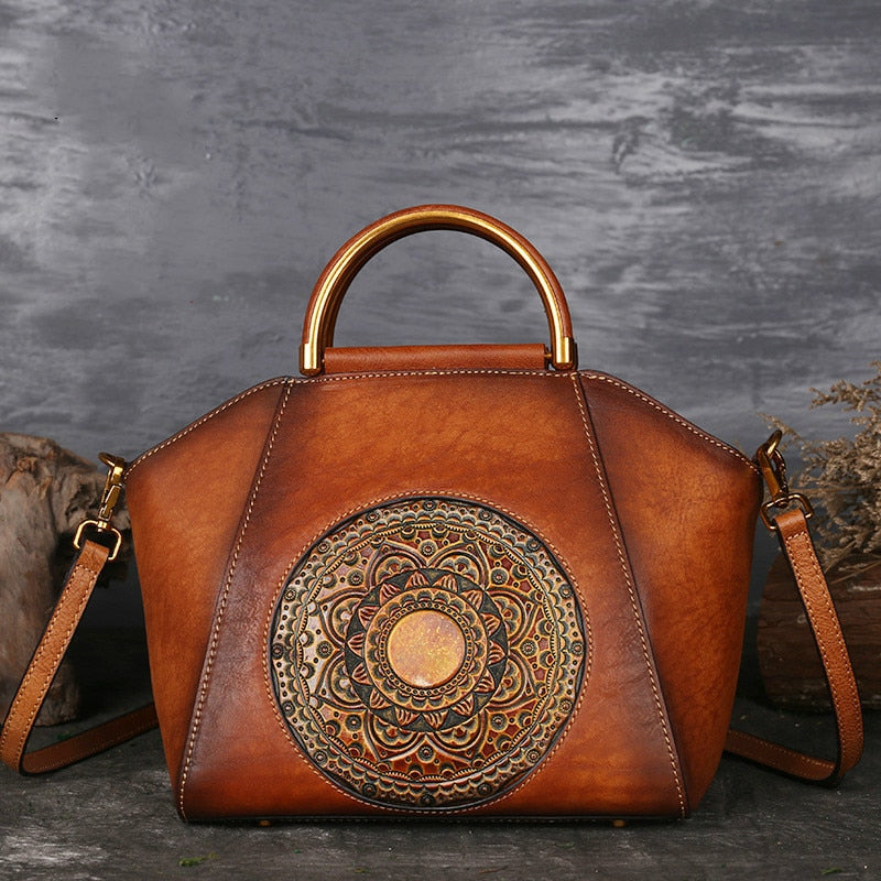 Genuine Leather Retro Shoulder Messenger Bag eprolo