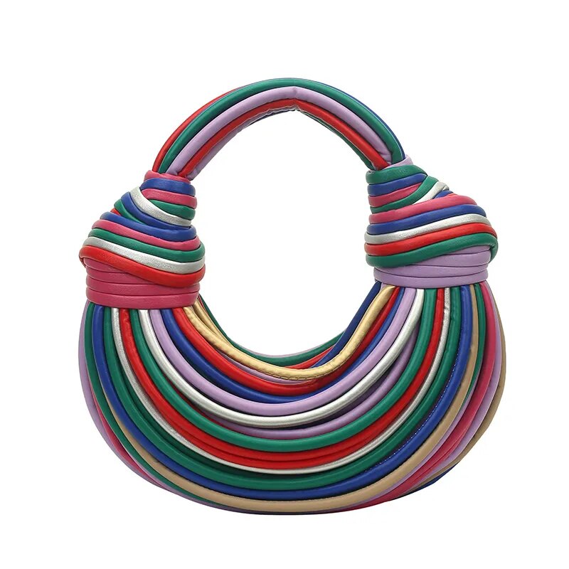 Rainbow Noodles Shaped Party Clutch eprolo