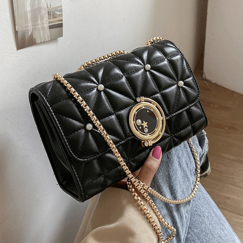 Diamond Lattice Chain Crossbody Bag eprolo