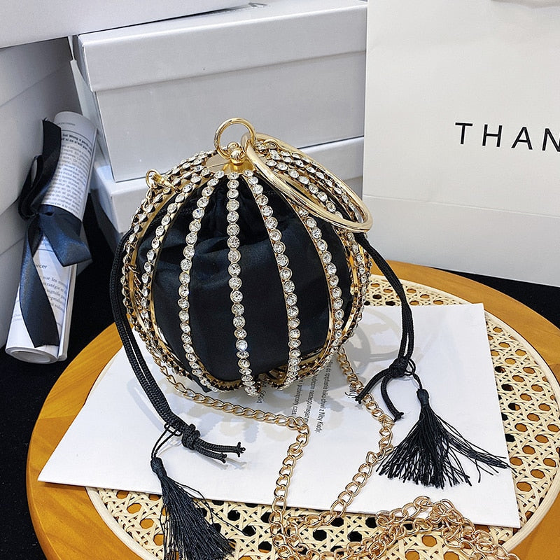 Diamond Pearl Flower Evening Bag eprolo