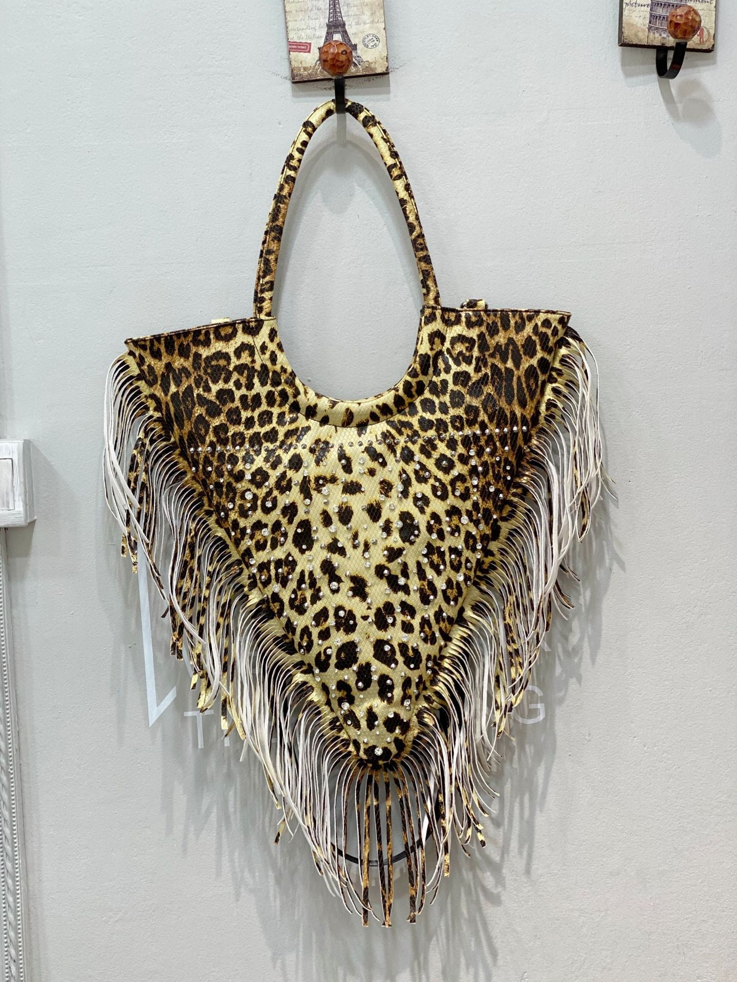 Vintage Tassel Rivet Travel Tote eprolo