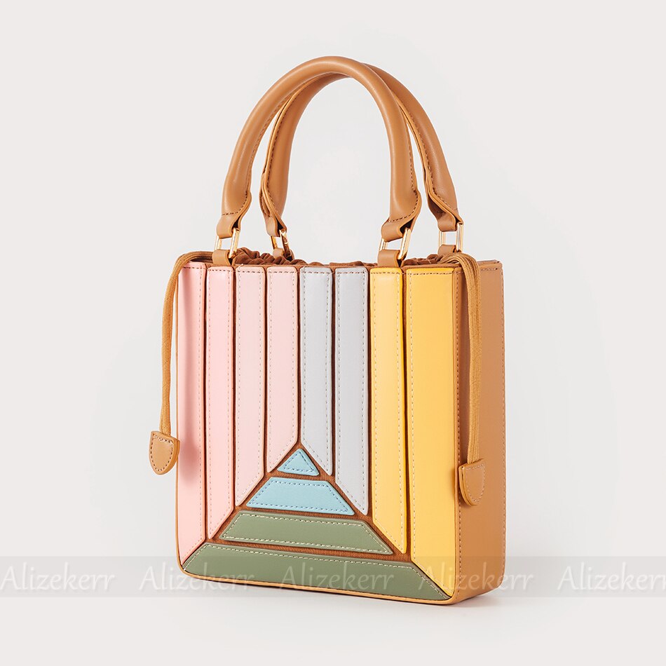 Color Blocking Korean Shoulder Bag eprolo