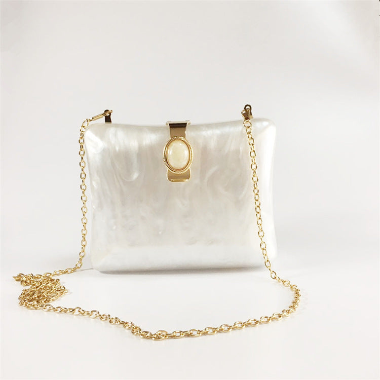 Glitter Ink Acrylic Box Evening Clutch eprolo