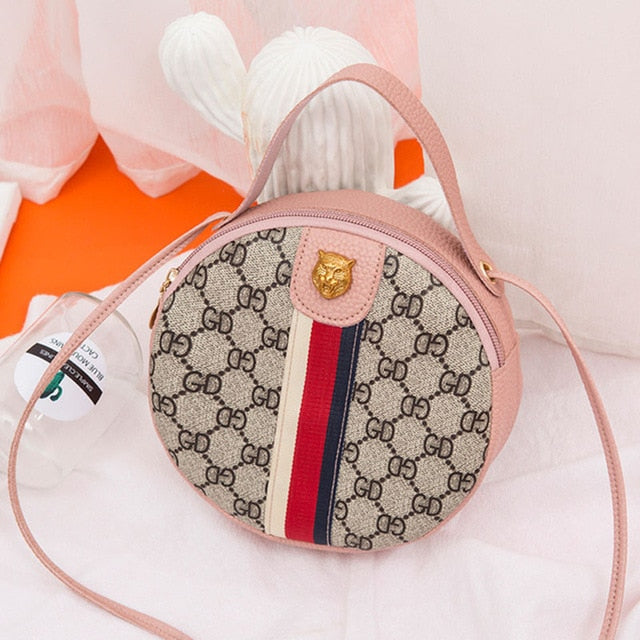 Tiger Head PU Leather Crossbody Bag eprolo