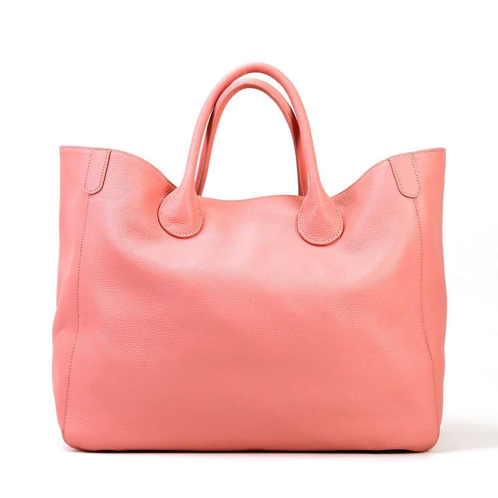 Soft Leather Oversized Shopping Tote eprolo