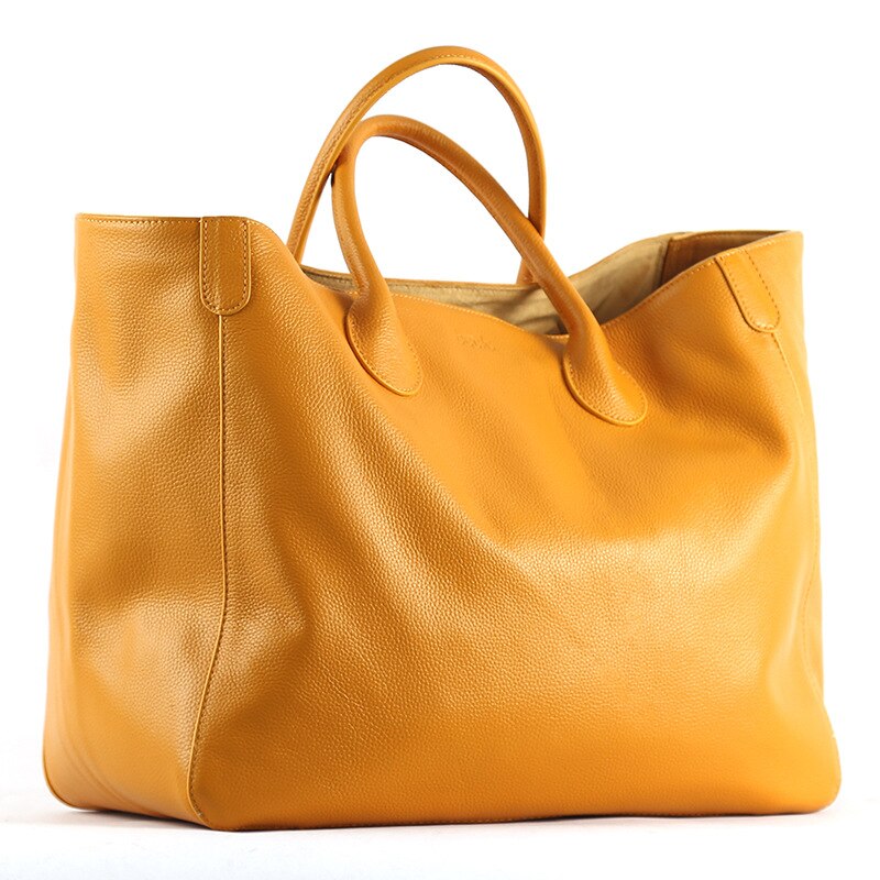 Soft Leather Oversized Shopping Tote eprolo