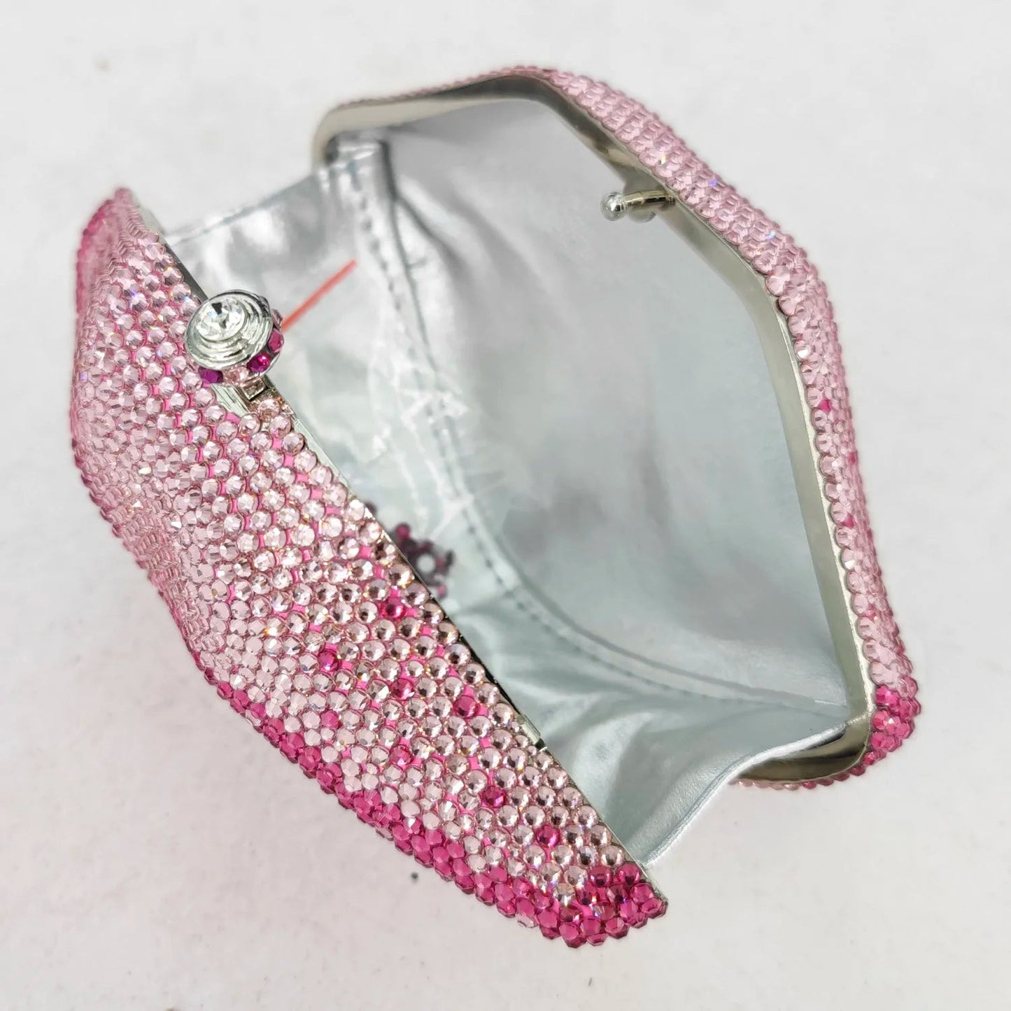 Crystal Rhinestone Metal Evening Clutch eprolo