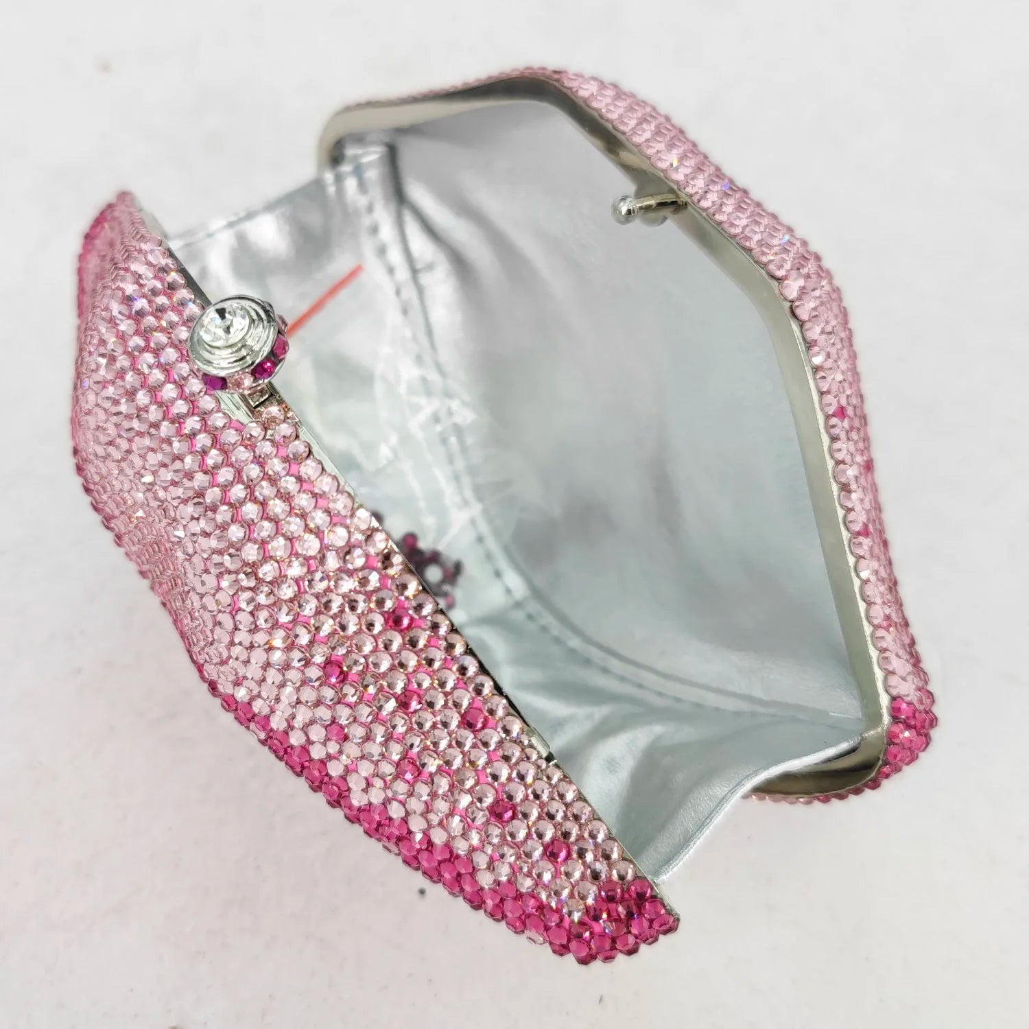 Crystal Rhinestone Metal Evening Clutch eprolo