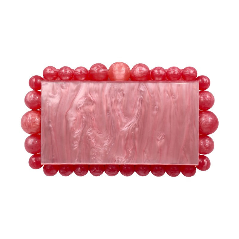 Clear Acrylic Box Evening Clutch eprolo