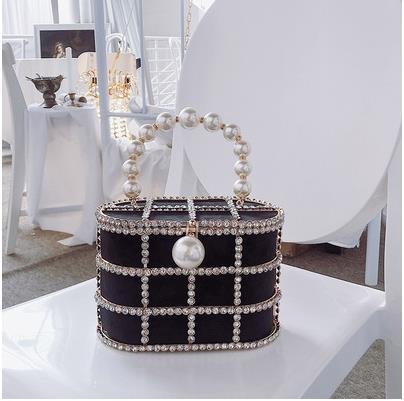 Leopard Zebra Pattern Diamonds Basket Evening Clutch Bags Women Luxury Purses Preal Beaded Metallic Handbags Ladies Wedding Bag eprolo