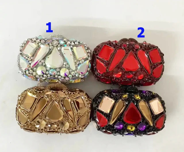 Diamond Stone Bridal Wedding Clutch eprolo