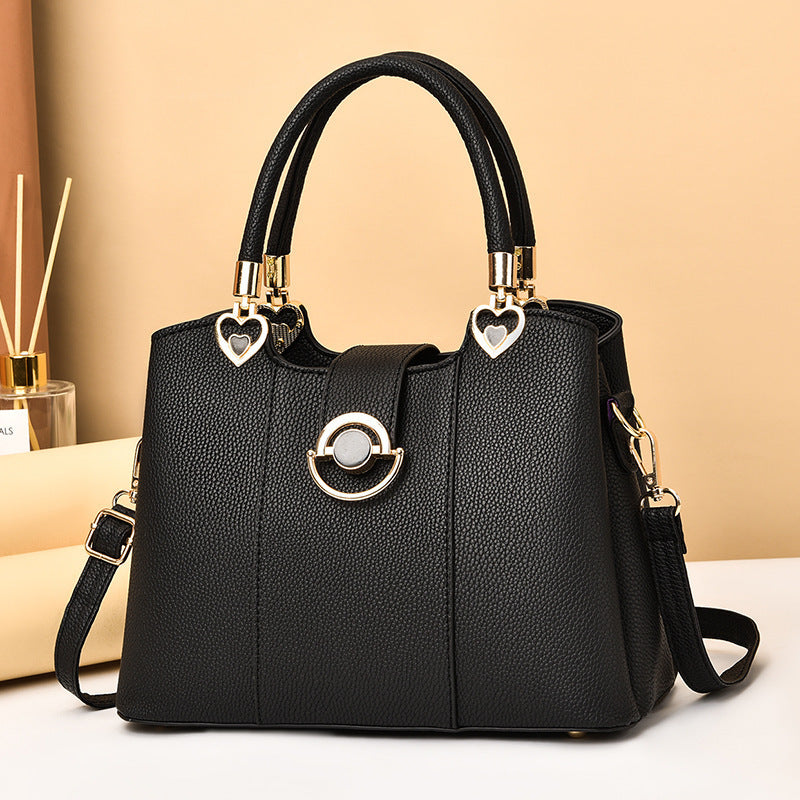 Western Style Solid Color Fashion Womens Handbags New High Quality Leather Women's Handbags Soft Leather Shoulder Messenger Bag eprolo